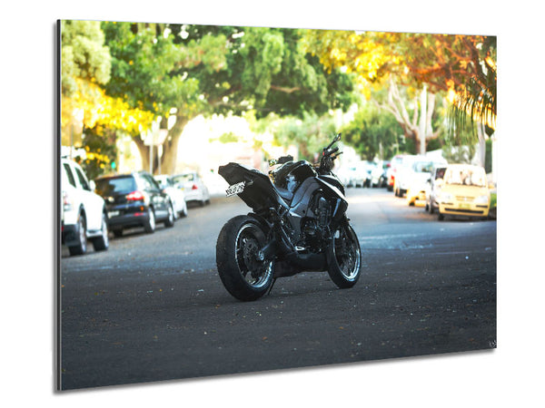 Motorrad auf der Straße