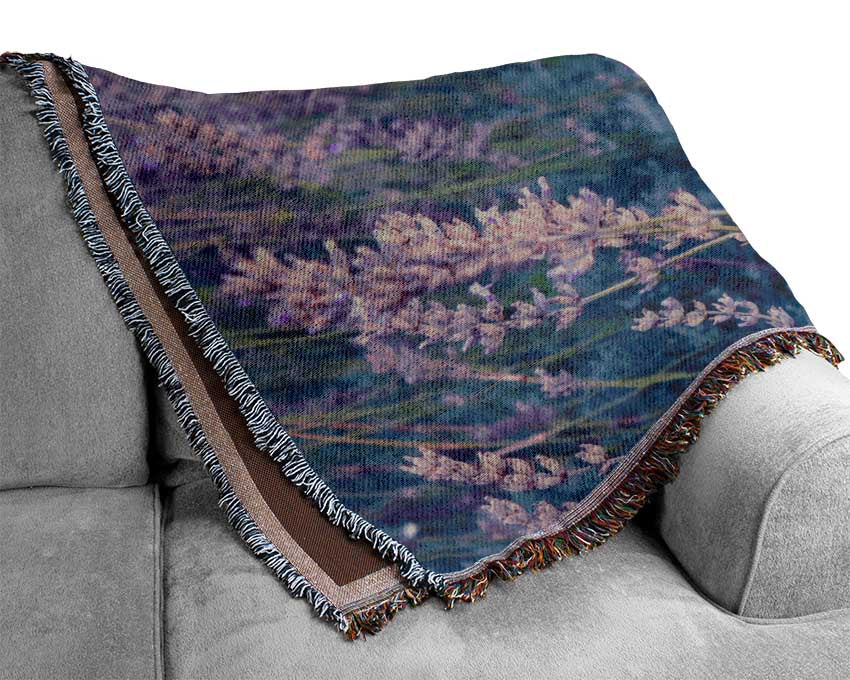 One Direction of delicate flowers Woven Blanket