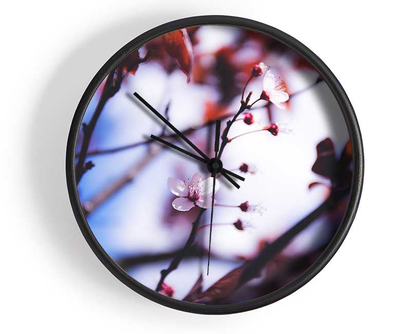 Tree blossom last standing Clock - Wallart-Direct UK