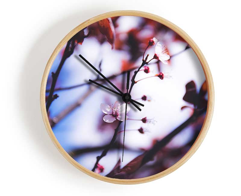 Tree blossom last standing Clock - Wallart-Direct UK