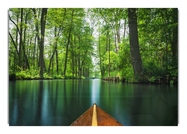 Sitting on a row boat journey