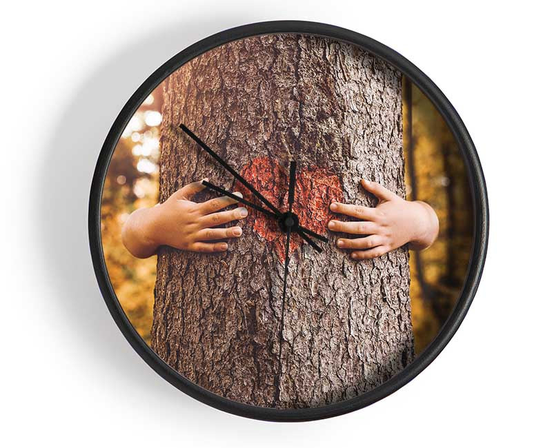 Tree hugger Clock - Wallart-Direct UK
