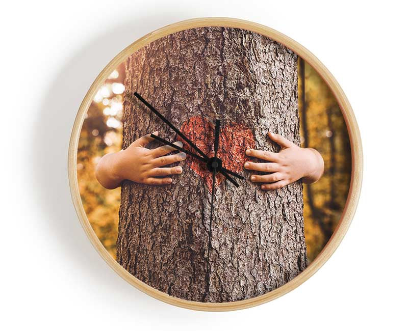 Tree hugger Clock - Wallart-Direct UK