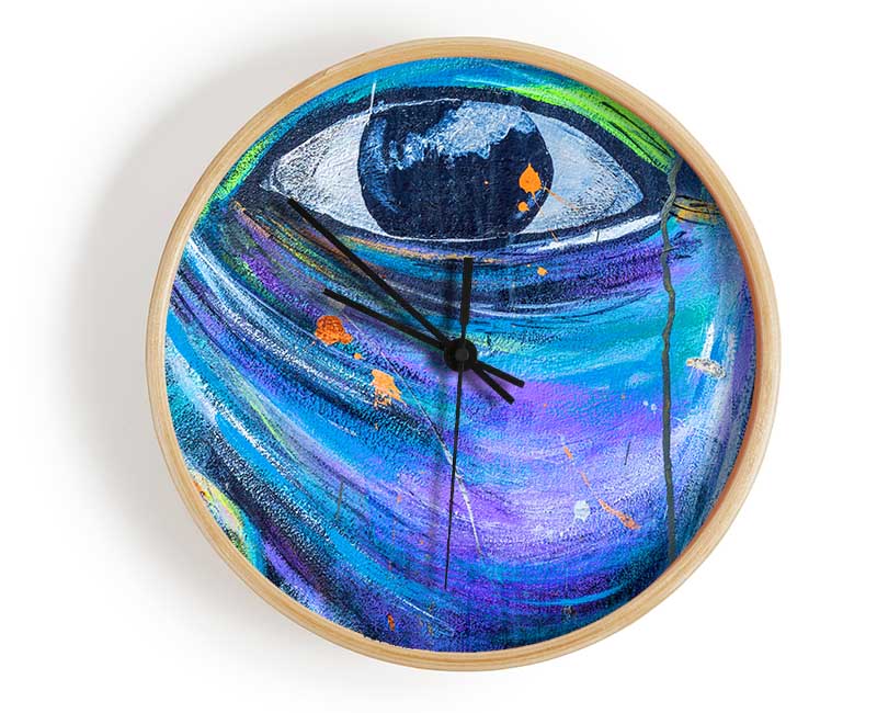 Eye And Face Clock - Wallart-Direct UK