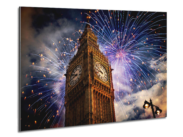 Big Ben On New Years Metal Print