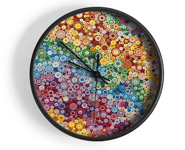 Thousands Of Beads Clock - Wallart-Direct UK