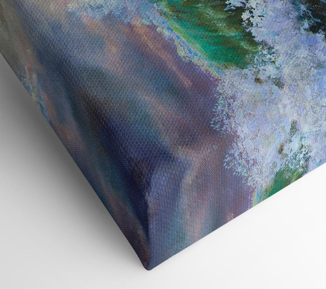  A Canvas Print of Crashing Waters Of Paint Canvas Wall Art