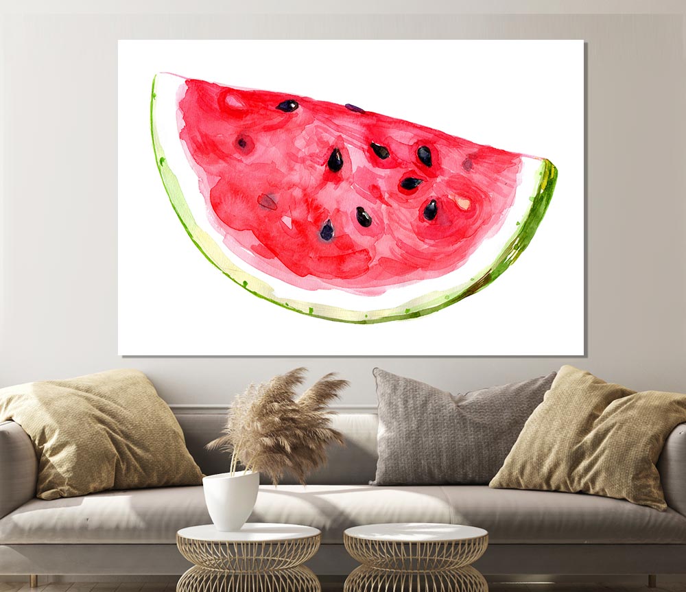 Watercolour Watermelon Print Poster Wall Art