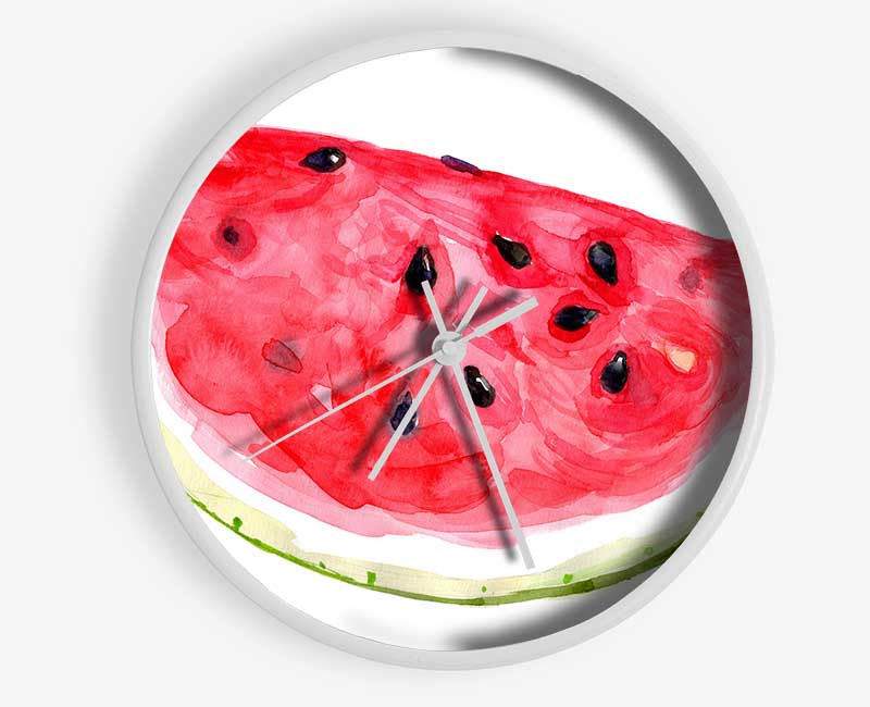 Watercolour Watermelon Clock - Wallart-Direct UK
