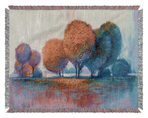 Trees In The Distant Woven Blanket