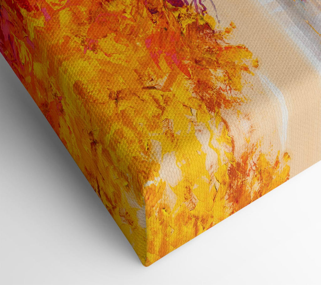 Picture of Close Up Tree Autumnal Canvas Print Wall Art