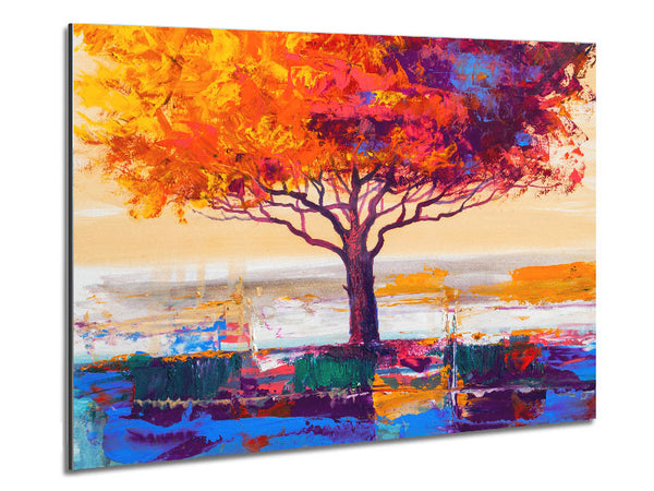 Nahaufnahme Baum im Herbst