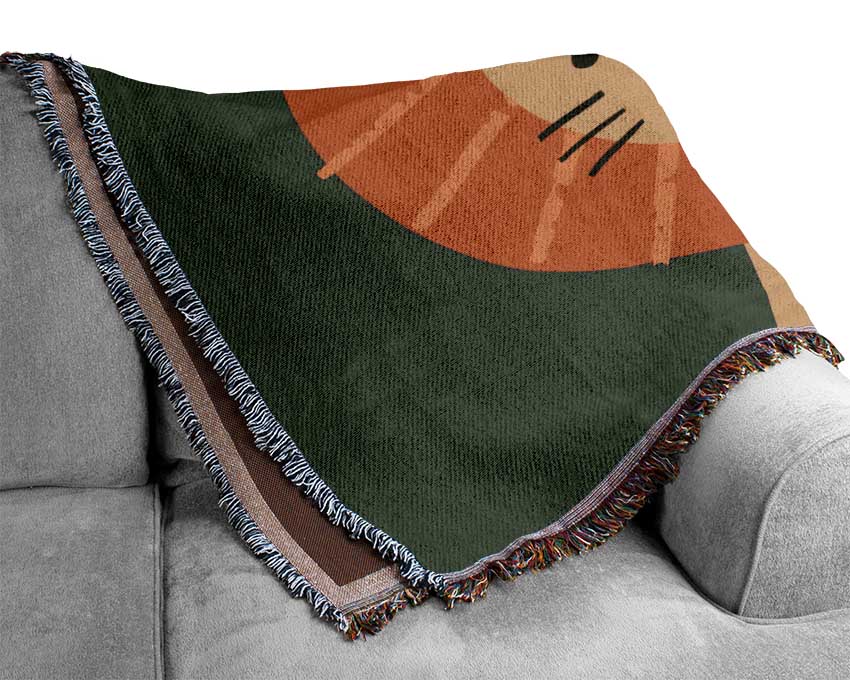 Little Lion Woven Blanket