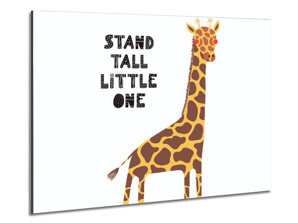 Steh groß, kleine Giraffe