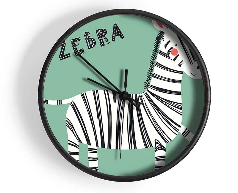 Zebra Pride Clock - Wallart-Direct UK