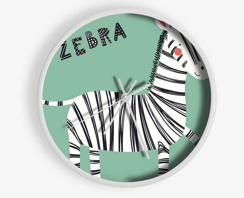 Zebra Pride Clock - Wallart-Direct UK