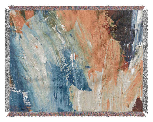 Hard Strokes Of Colour Woven Blanket