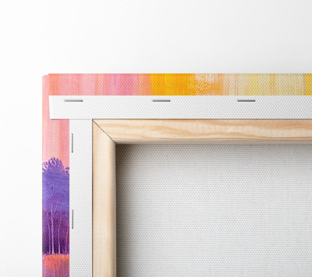  A Canvas Print of Streams Of Colour Forest Canvas Art