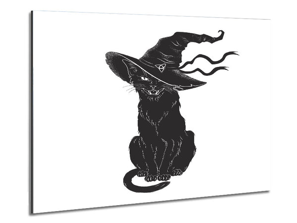 Schwarzer Katzen Hexenhut 
