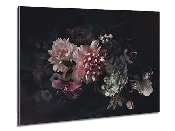 Blumenarrangement Dunkelheit
