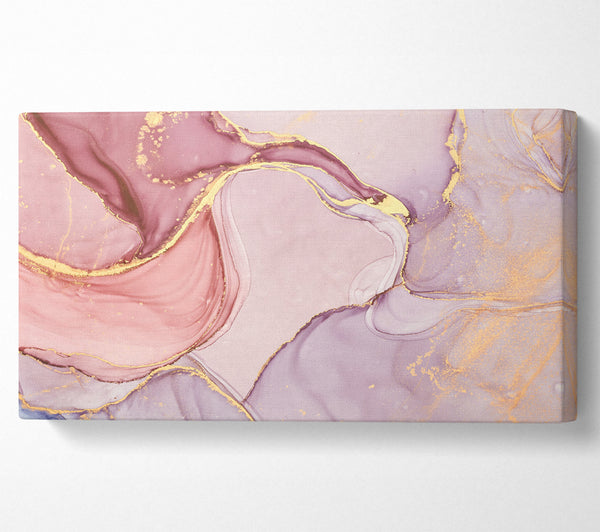 Ölfarbe Rosa und Gold