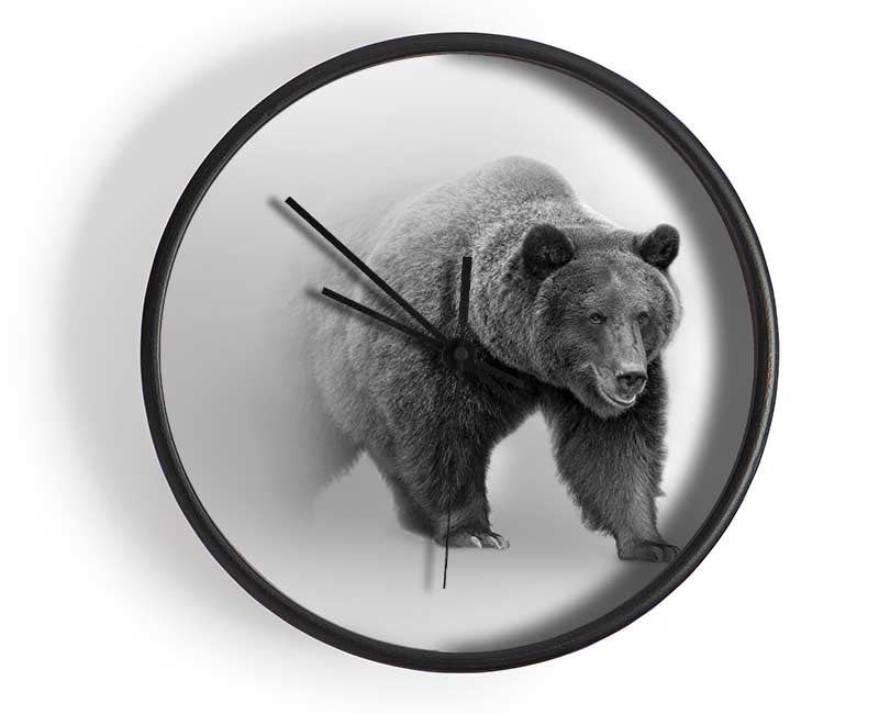 Bear In The Mist Clock - Wallart-Direct UK