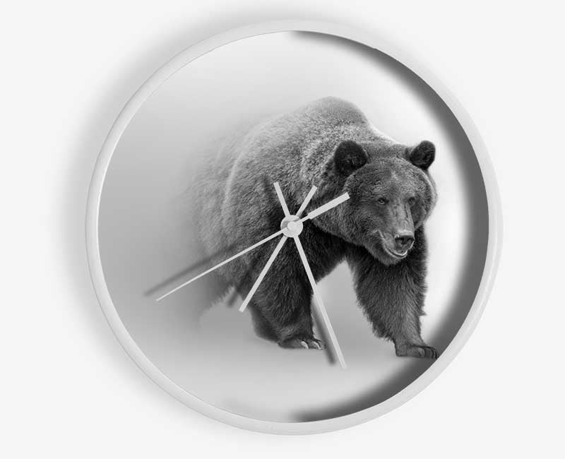 Bear In The Mist Clock - Wallart-Direct UK