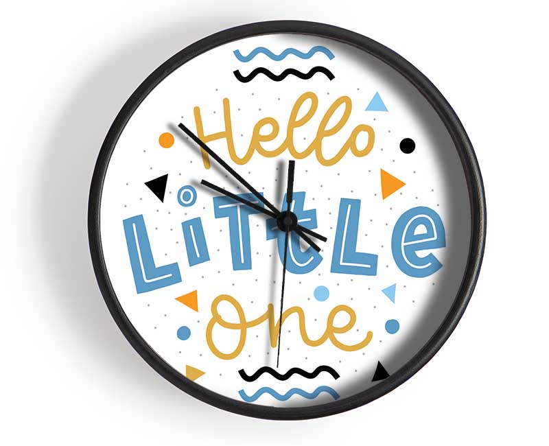 Hello Little One Clock - Wallart-Direct UK