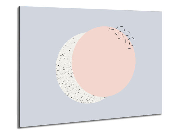 Pastel Circles Metal Print