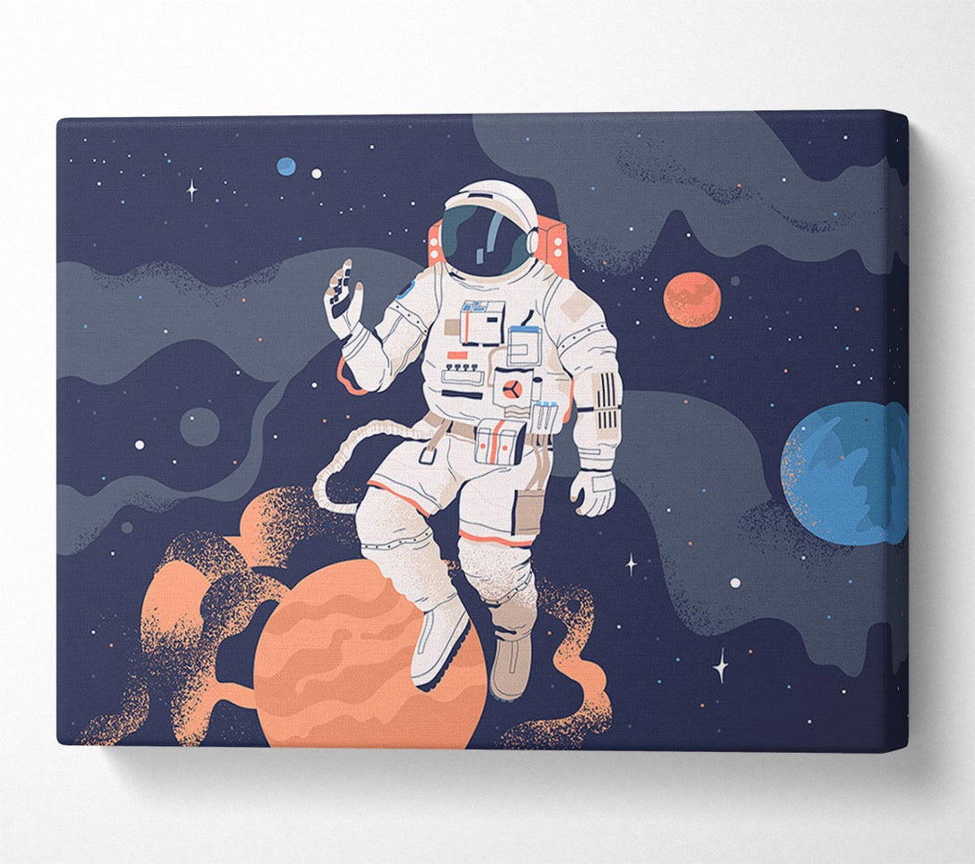 Picture of Space Man Of The Universe Canvas Print Wall Art