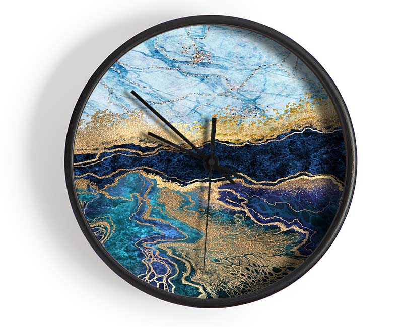 The Marble Road Clock - Wallart-Direct UK