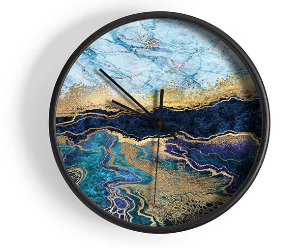 The Marble Road Clock - Wallart-Direct UK