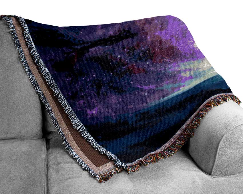 The Space Corridor Woven Blanket