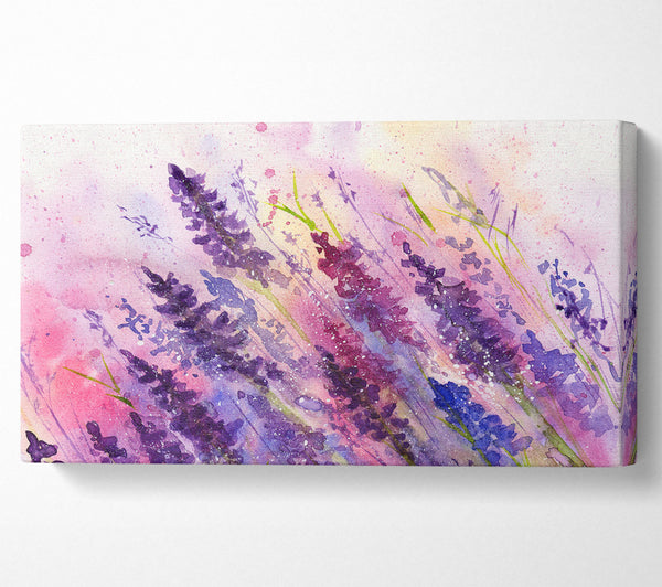 Lavendel Farbspritzer