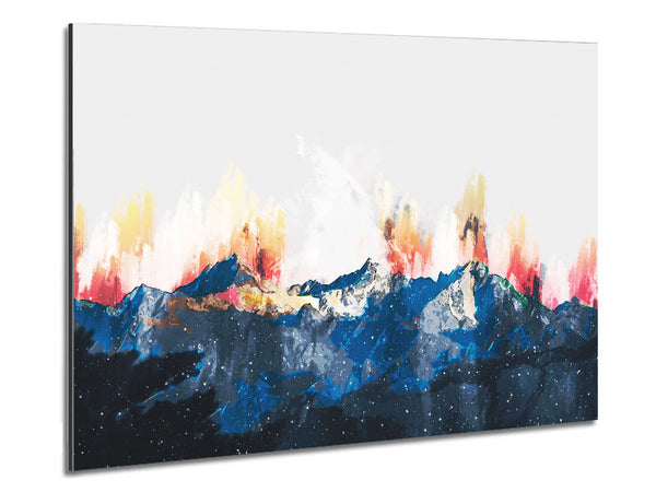 The Mountain Range Metal Print