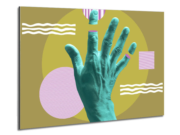 The Hand Cut Off Metal Print