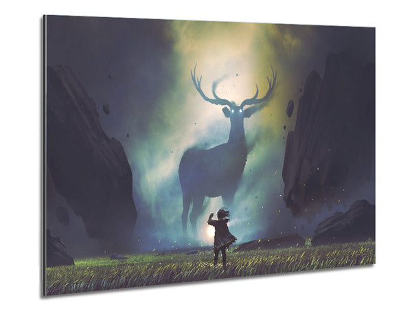 Der riesige Hirsch 