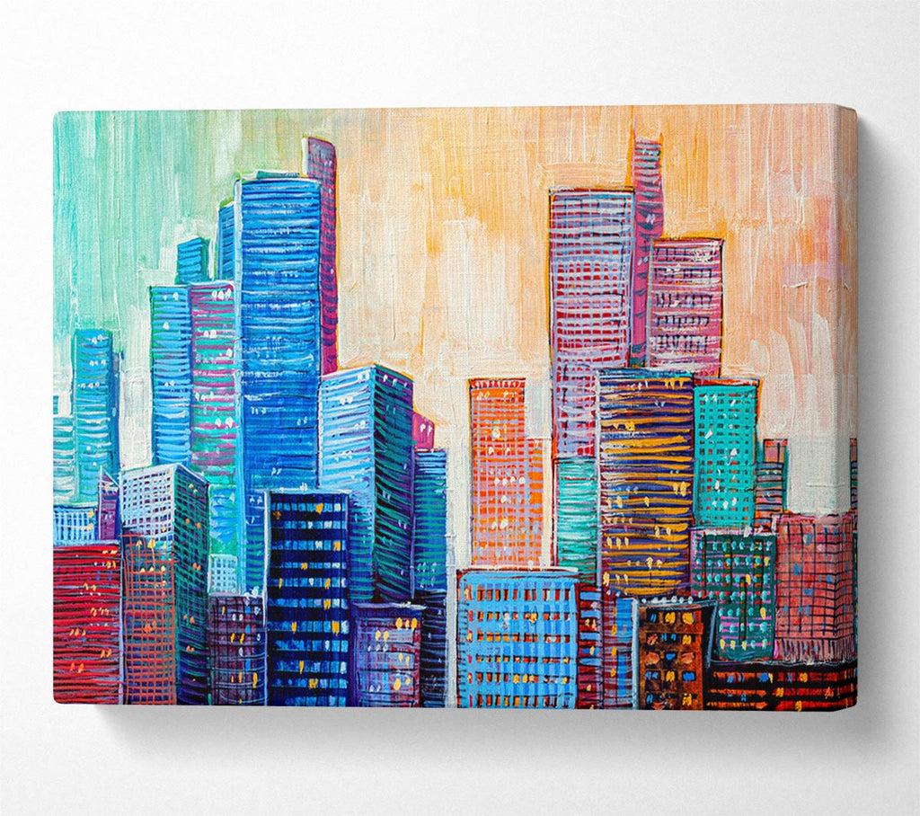 Picture of The Blues City Canvas Print Wall Art