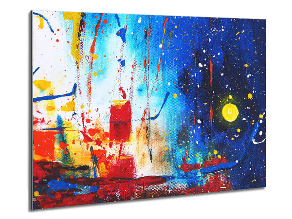 Striking Distortion Of Space Metal Print