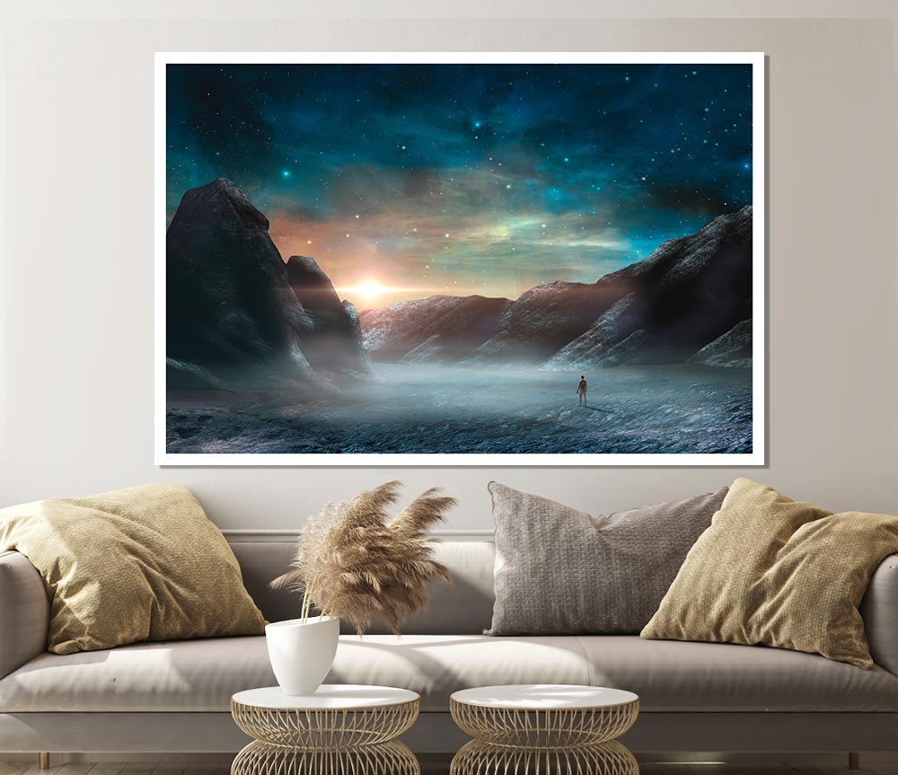 The Cloudy Universe Print Poster Wall Art