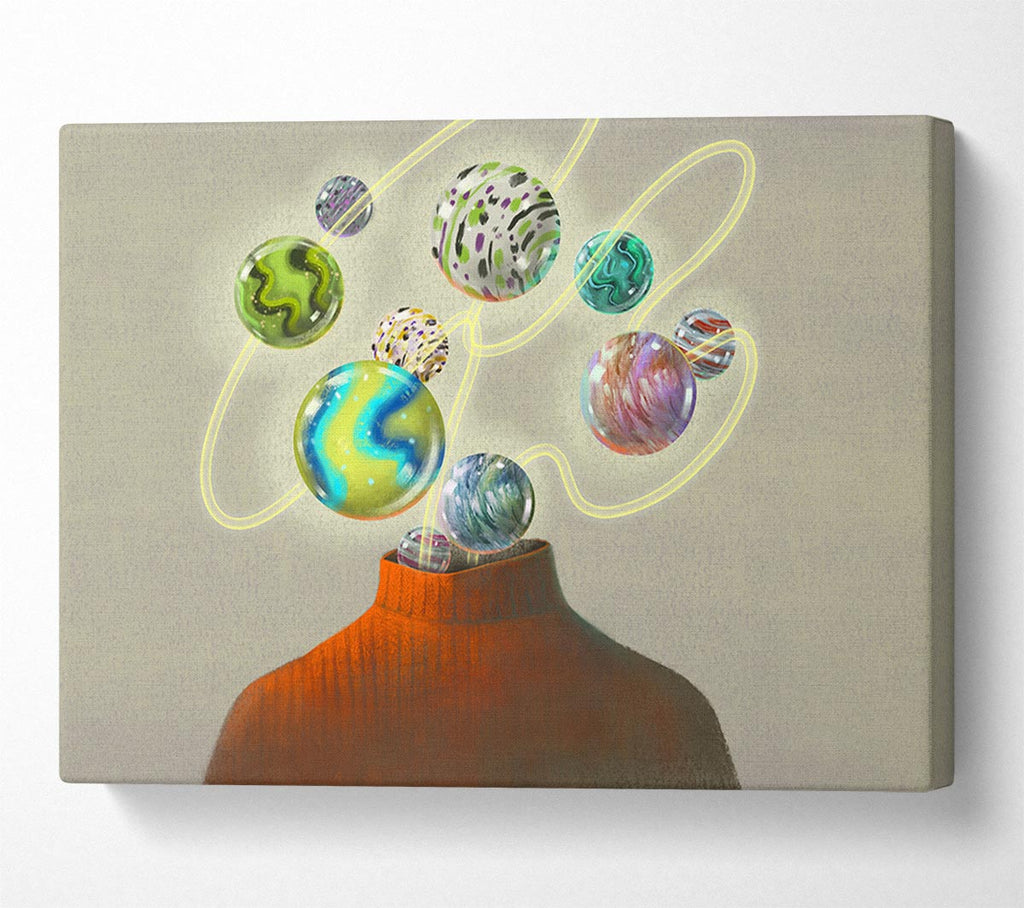 Picture of Head Of The Universe Canvas Print Wall Art