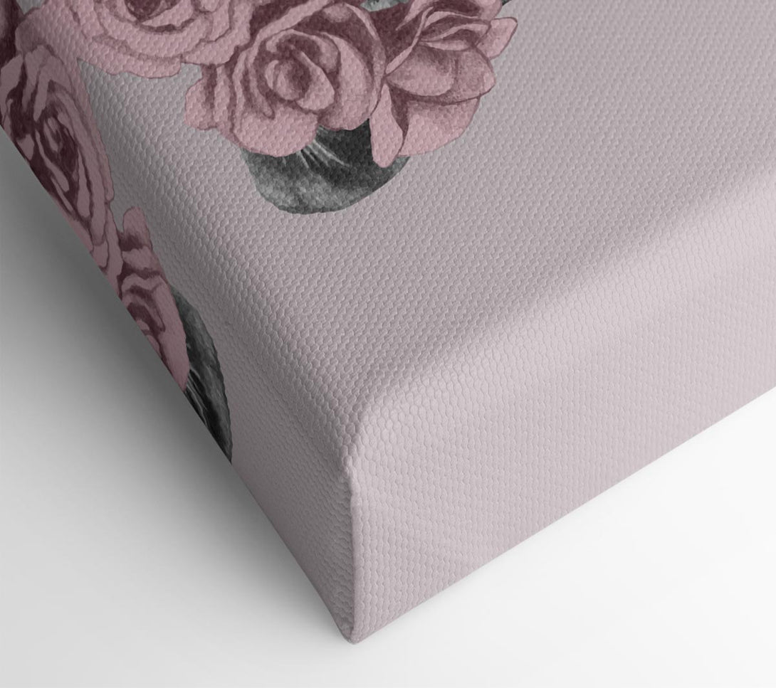  A Canvas Print of The Rose Head Leopard Canvas Print