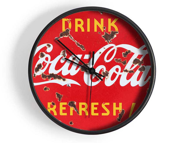 Drink Coca Cola Clock - Wallart-Direct UK