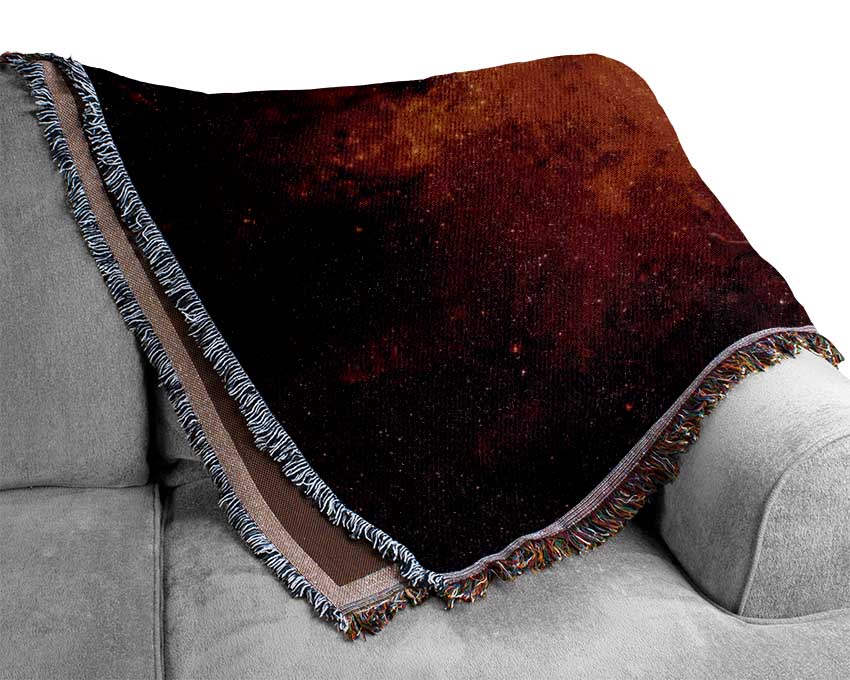 Meditation In Space Woven Blanket