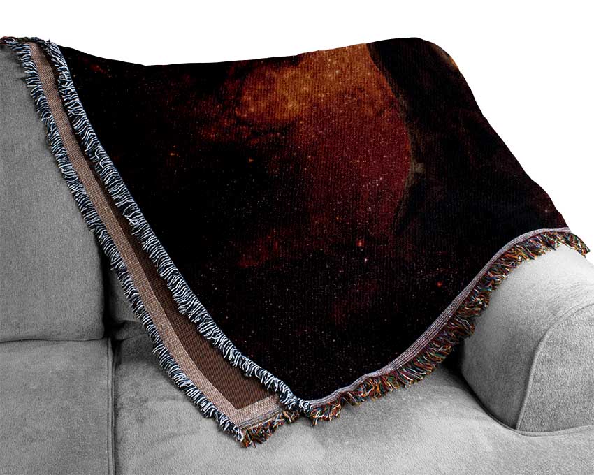Meditation By The Tree Woven Blanket