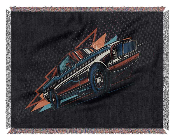 Ford Mustang Speed Woven Blanket