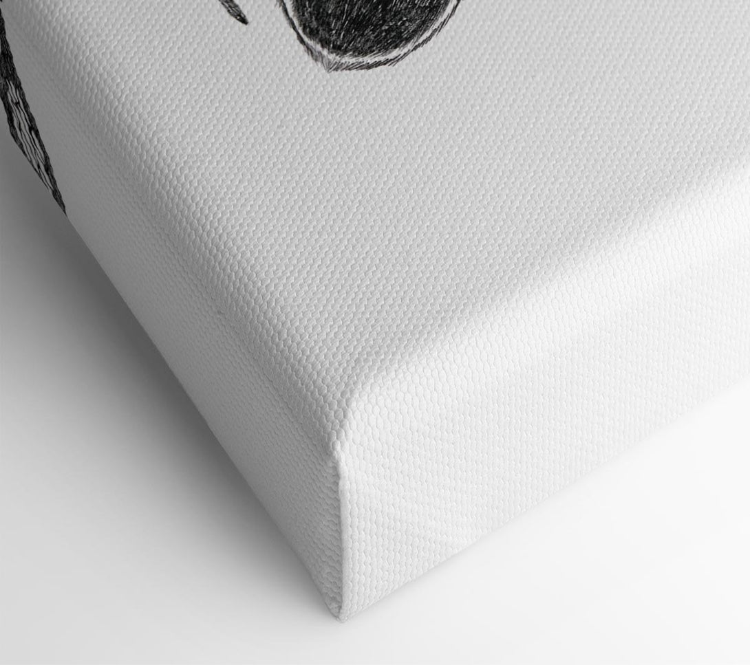  A Canvas Print of Bird And Bear Canvas Print