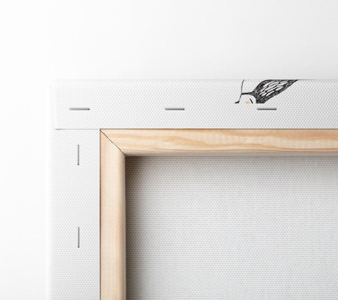  A Canvas Print of Bird And Bear Canvas Print