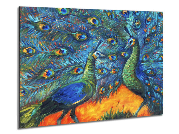 The Supreme Peacock Metal Print