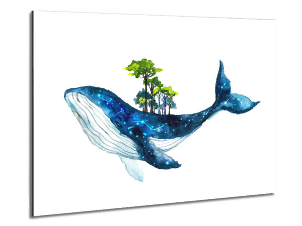 The Whale Forest Metal Print